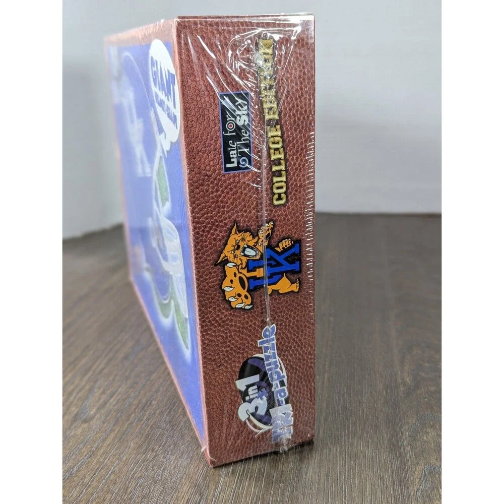 NEW 3 in 1 Tri-a-PUZZLE University Of Kentucky College Edition Licensed Football